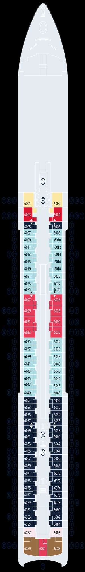 Deck plan for Explora III