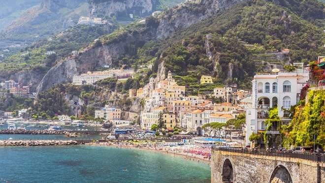 Savour warm sea breezes on Salerno's shores