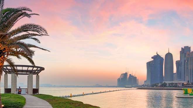 Feel warm ocean breezes along Doha’s coast