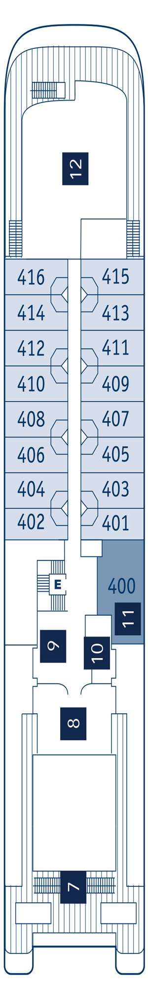 Deck plan for SeaDream II