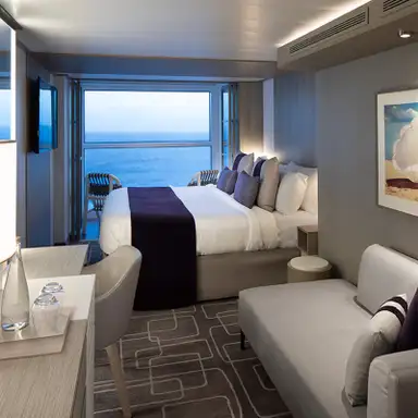 Image related to Edge Stateroom w/ Infinite Veranda (Partial View)