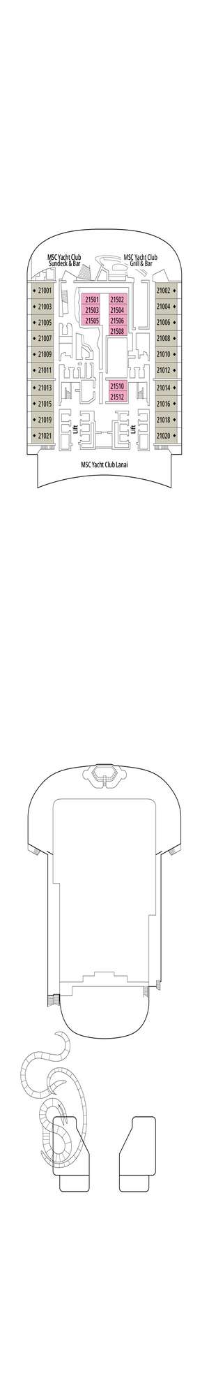 Deck plan for MSC World America