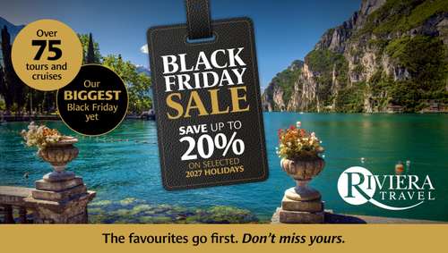 Riviera Black Friday Sale!  promotional banner