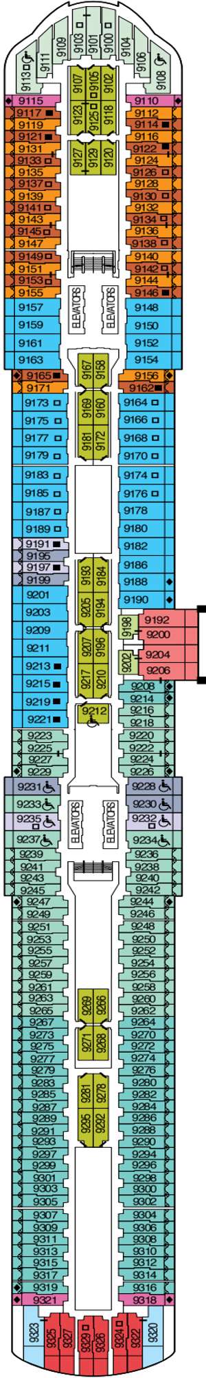 Deck plan for Celebrity Ascent