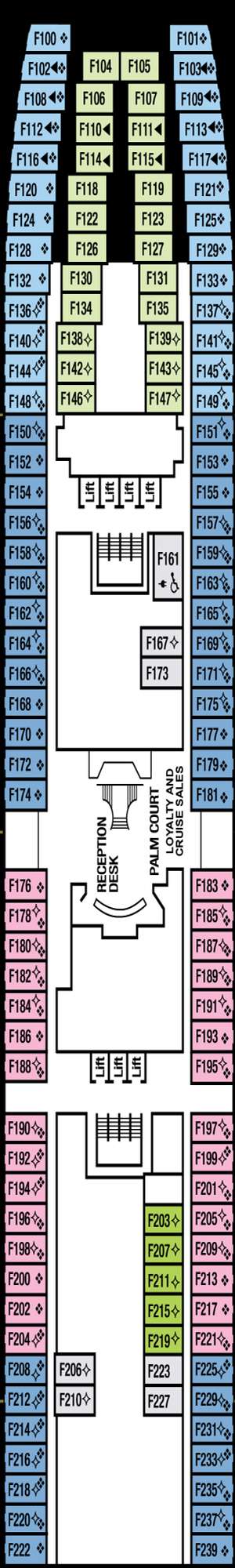 Deck plan for Aurora