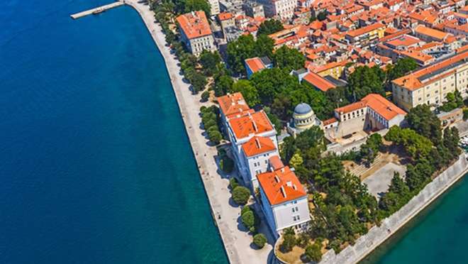 Savour warm Adriatic breezes in historic Zadar