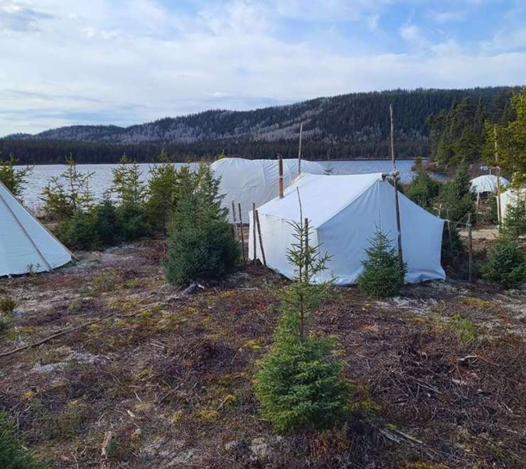 Traditional Innu Camp