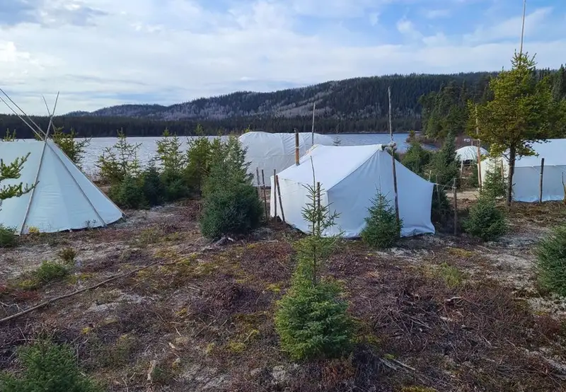 Traditional Innu Camp
