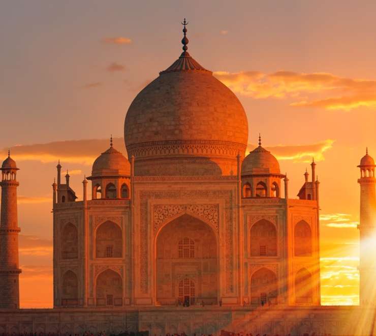 Taj Mahal at Sunrise