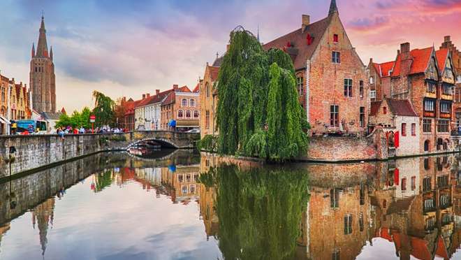 Taste rich chocolate along cobblestone canals