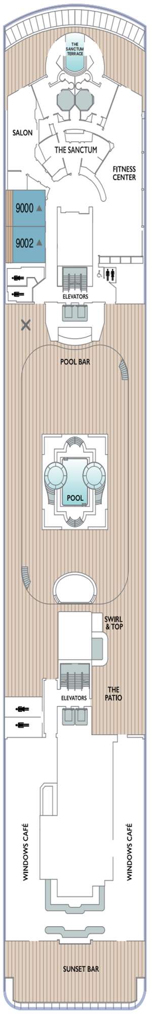 Deck plan for Azamara Quest