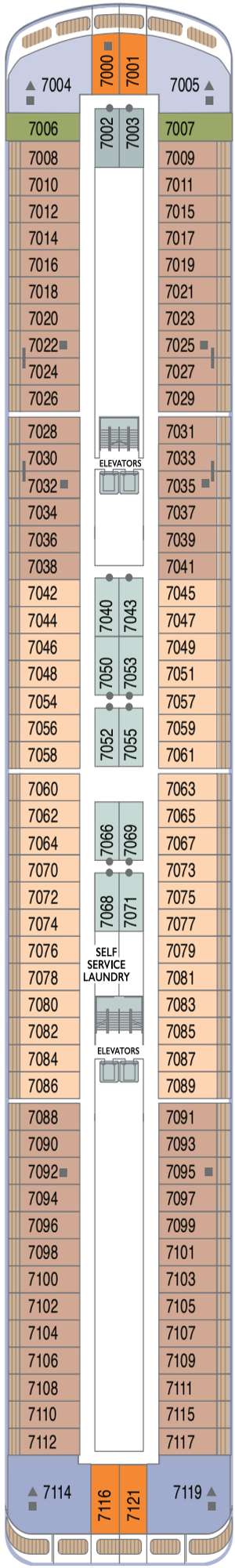 Deck plan for Azamara Quest
