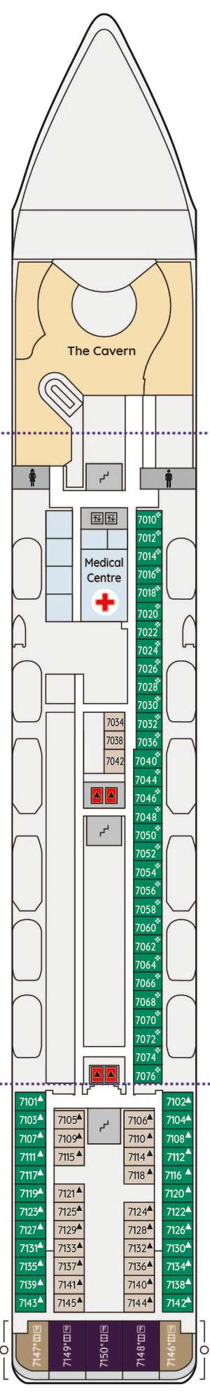 Deck plan for Ambition