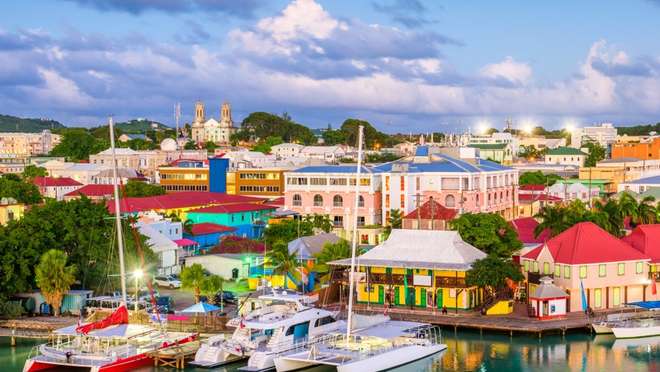 Bask in warm breezes on soft Antigua sands