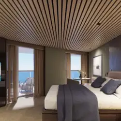 Image related to The Haven Aft-Facing Owner's Suite with Master Bedroom & Large Balcony