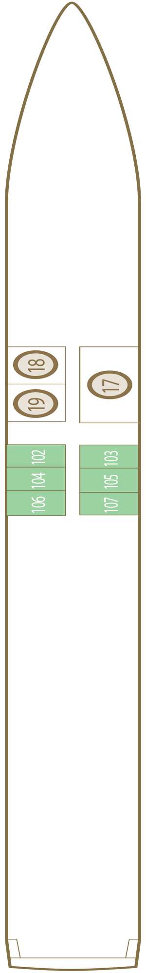 Deck plan for Scenic Diamond